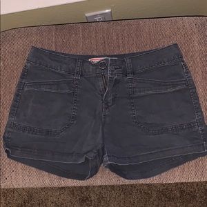 French Star charcoal grey shorts
